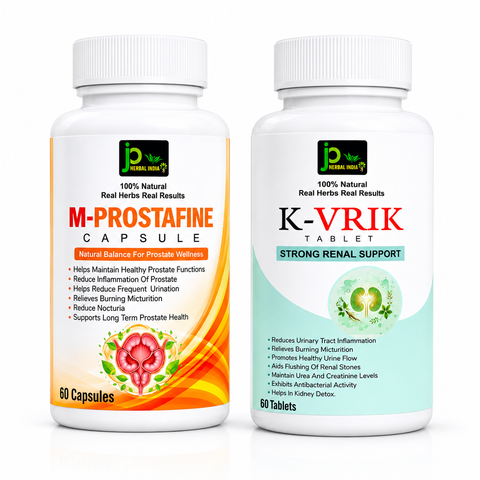 Prosta Care Kit | M-Prostafine Capsules + K-Vrik Tablets | Ayurvedic Wellness Combo