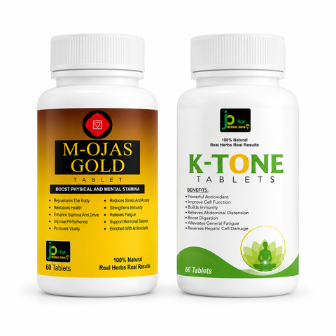 Gold Ojas Kit – M-OJAS Gold Tablets + K-TONE Tablets Combo