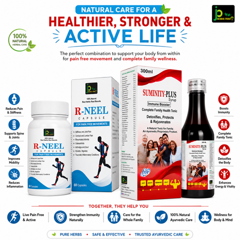 Peedahar Kit | R-NEEL Capsules + SUMINITY-PLUS Syrup | Ayurvedic Wellness Combo