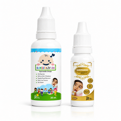 Kids Immunity Combo Kit – Sumicoliv-DS Drops + Sumiprashan Suvarnaprash Drops