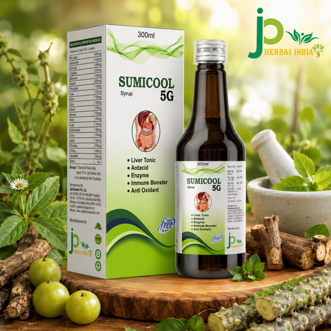 SUMICOOL 5G Syrup 300ml | Ayurvedic Liver & Digestive Wellness Formula