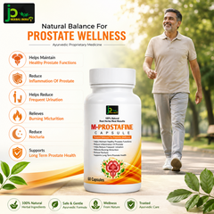 M-PROSTAFINE Capsule – Ayurvedic Prostate Wellness Support