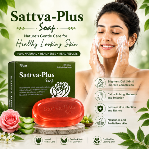 Sattva-Plus Ayurvedic Herbal Beauty Soap 75g