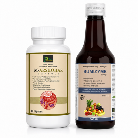 Arsho Mukti Kit | M-Arshohar Capsules (60 Capsules) + Sumizyme Syrup (300 ml)