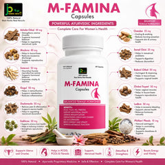 M-FAMINA Capsules – Ayurvedic Women's Health & Hormonal Balance Support