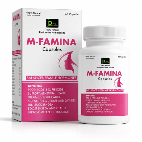 M-FAMINA Capsules – Ayurvedic Women's Health & Hormonal Balance Support