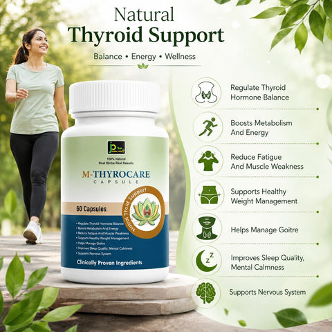 M-THYROCARE Capsule – Ayurvedic Thyroid Support Formula