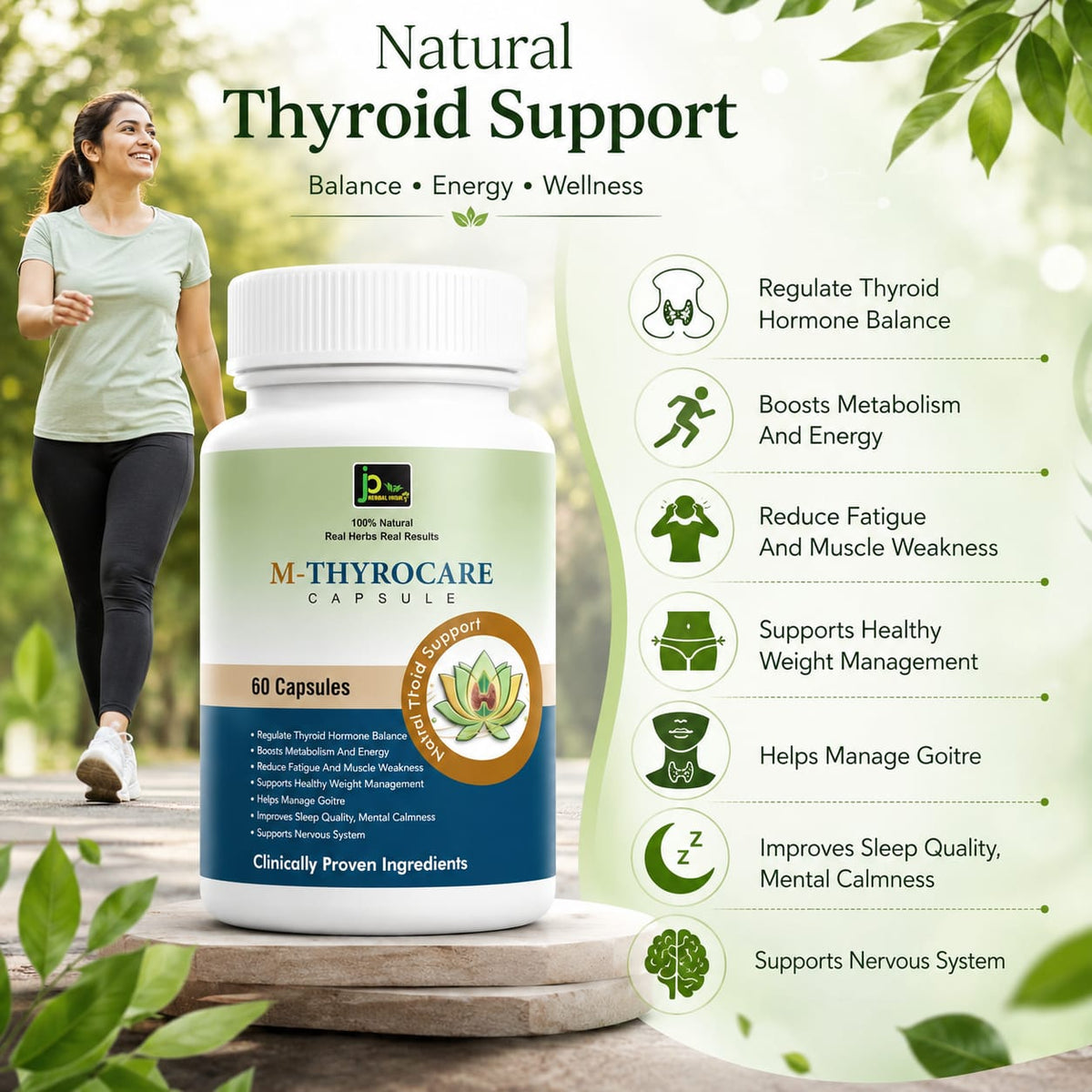 M-THYROCARE Capsule – Ayurvedic Thyroid Support Formula