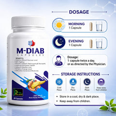 M-DIAB Capsules | Ayurvedic Blood Sugar & Wellness Support