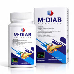 M-DIAB Capsules | Ayurvedic Blood Sugar & Wellness Support