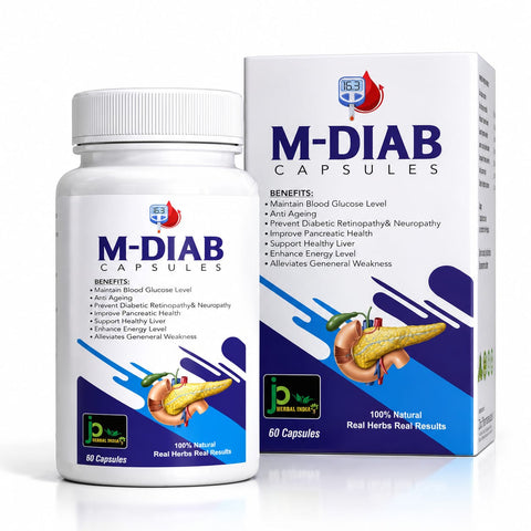 M-DIAB Capsules | Ayurvedic Blood Sugar & Wellness Support
