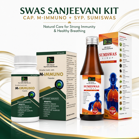 Sawas Sanjeevani Kit | M-IMMUNO Capsules + SUMISWAS Syrup