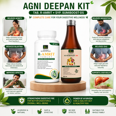 Agni Deepan Kit | R-AMRIT Tablets (60 Tablets) + SUMIBOOST DS Syrup (300 ml)