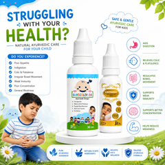 Kids Immunity Combo Kit – Sumicoliv-DS Drops + Sumiprashan Suvarnaprash Drops