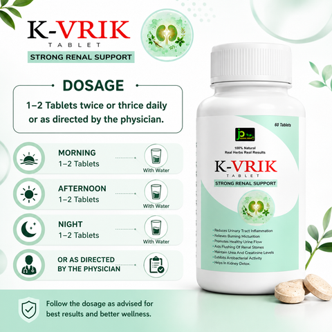 K-VRIK Tablet | Ayurvedic Kidney & Urinary Wellness Support