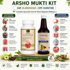 Arsho Mukti Kit | M-Arshohar Capsules (60 Capsules) + Sumizyme Syrup (300 ml)