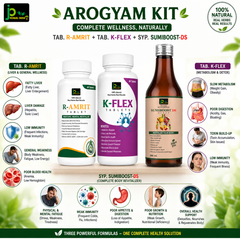 Arogyam Kit | R-AMRIT Tablets + K-FLEX Tablets + SUMIBOOST DS Syrup