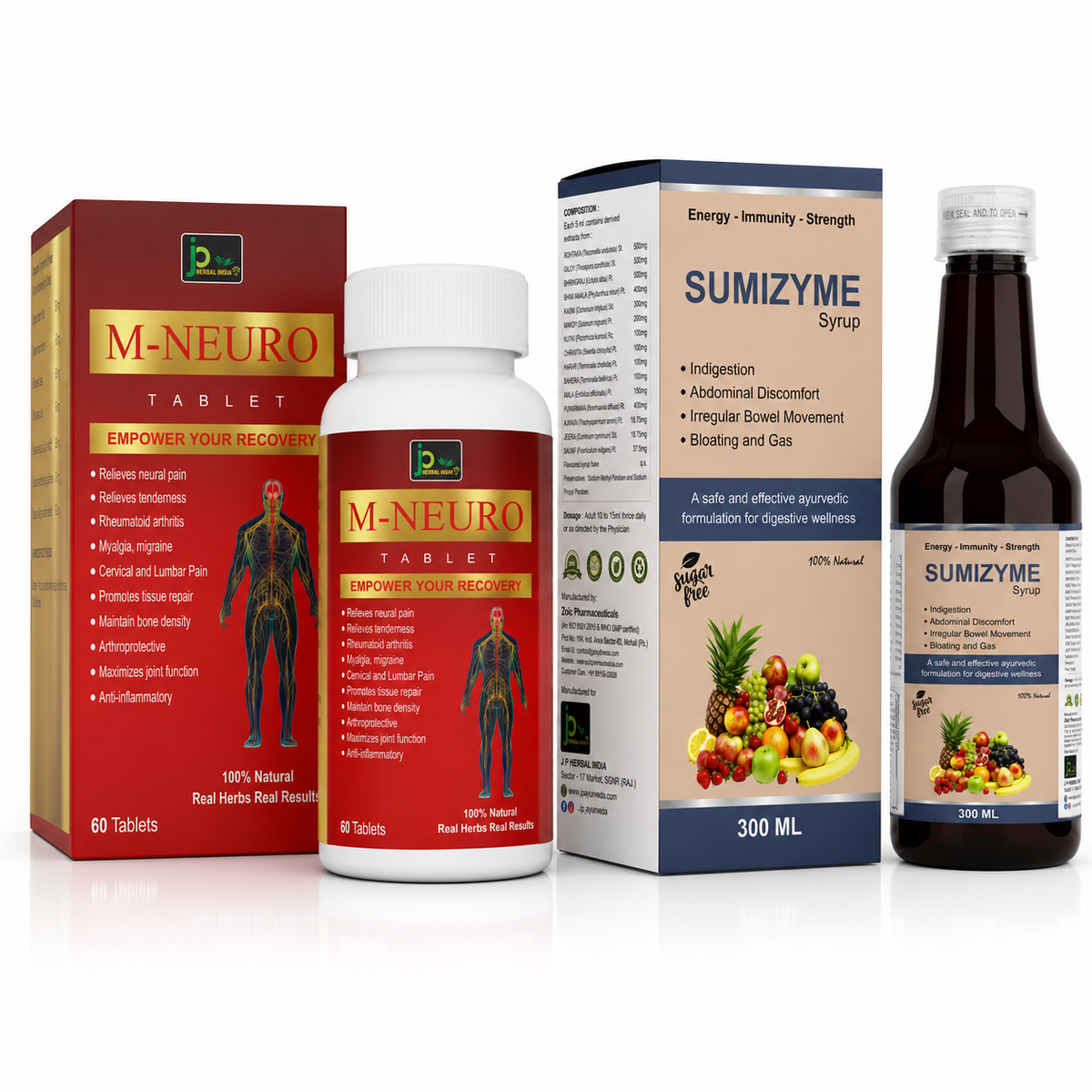 Neuro Care Kit | M-NEURO Tablets + SUMIZYME Syrup