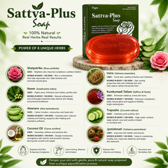 Sattva-Plus Ayurvedic Herbal Beauty Soap 75g