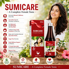 SUMICARE – A Complete Female Tonic | Ayurvedic Proprietary Medicine | Sugar Free | 300 ml
