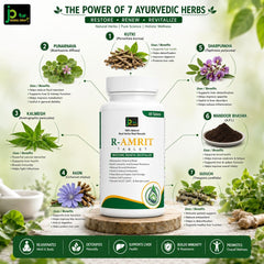 R-AMRIT Tablet | Ayurvedic Proprietary Formula | 60 Tablets