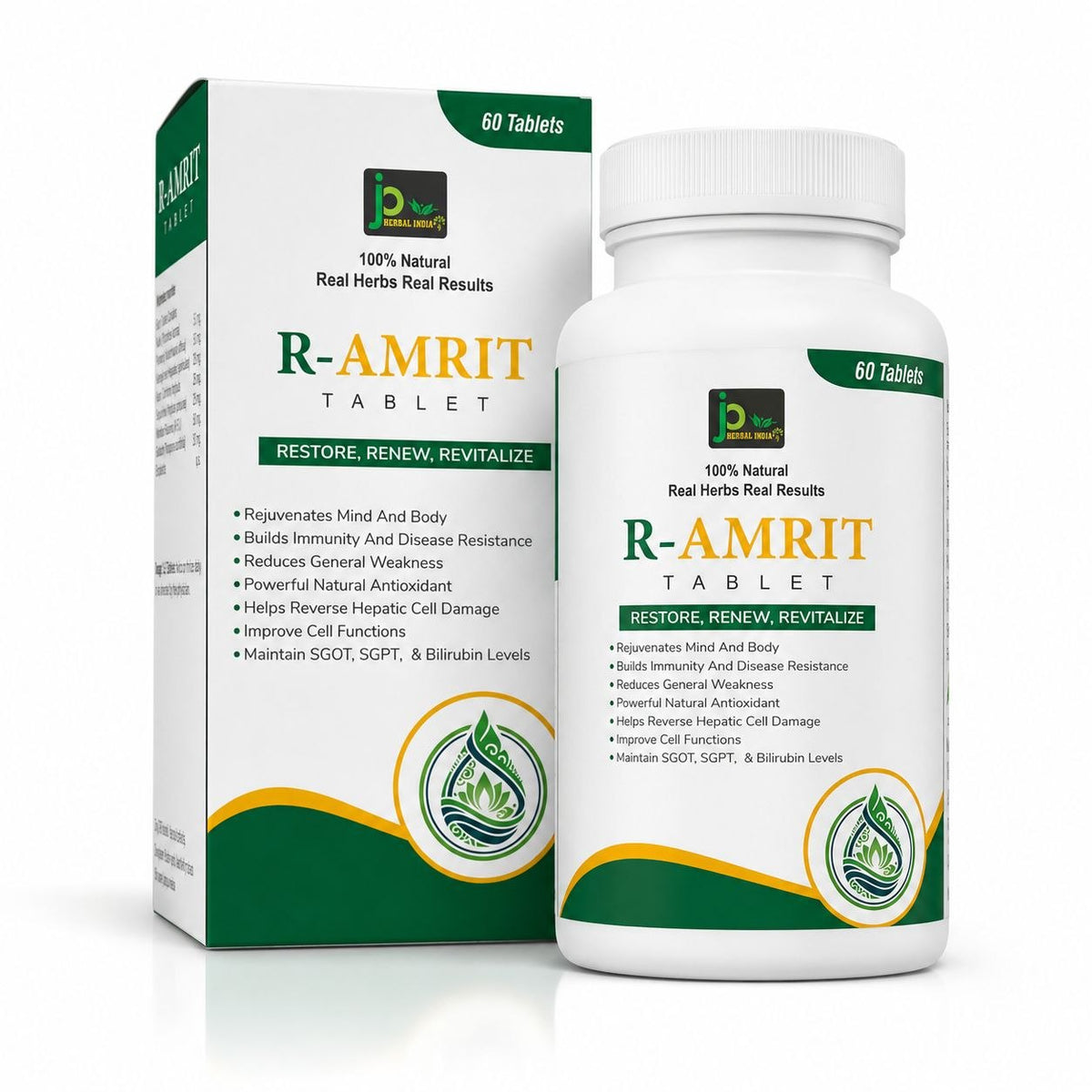 R-AMRIT Tablet | Ayurvedic Proprietary Formula | 60 Tablets