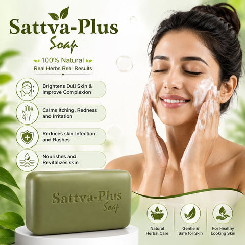 Sattva-Plus Ayurvedic Herbal Beauty Soap 75g