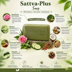 Sattva-Plus Ayurvedic Herbal Beauty Soap 75g