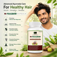 M-FOLIGROW Capsule – Ayurvedic Hair Growth &amp; Hair Nourishment Formula