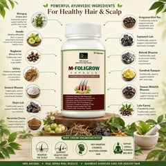 M-FOLIGROW Capsule – Ayurvedic Hair Growth &amp; Hair Nourishment Formula