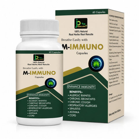 M-IMMUNO Capsules | Ayurvedic Immunity & Respiratory Wellness Support
