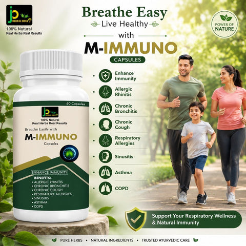 M-IMMUNO Capsules | Ayurvedic Immunity & Respiratory Wellness Support